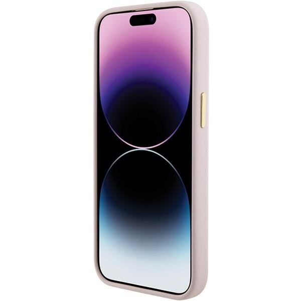 Кейс Guess GUHCP15SSMBSLP за iPhone 15 6.1 розов / розов