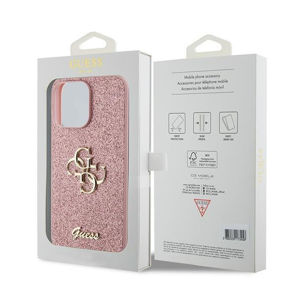 Кейс Guess GUHCP15XHG4SGP за за iPhone 15 Pro Max 6.7 розов