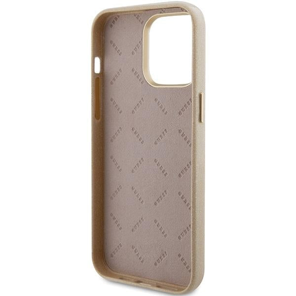 Кейс Guess GUHCP15XPGMCSD за iPhone 15 Pro Max 6.7 златист /