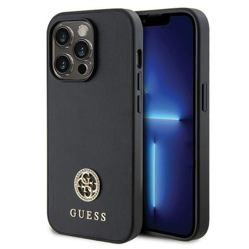 Кейс Guess GUHCP15XPS4DGPK за iPhone 15 Pro Max 6.7 черен /