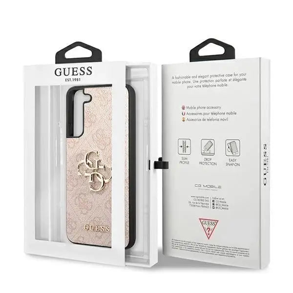 Кейс Guess GUHCS22M4GMGPI за Samsung Galaxy S22+ S906 розов