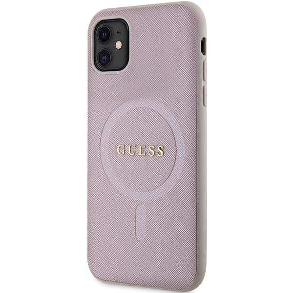 Кейс Guess GUHMN61PSAHMCP за iPhone 11 / Xr розов Saffiano