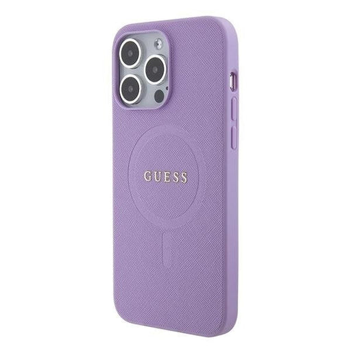 Кейс Guess GUHMP15LPSAHMCU за iPhone 15 Pro 6.1 лилав /