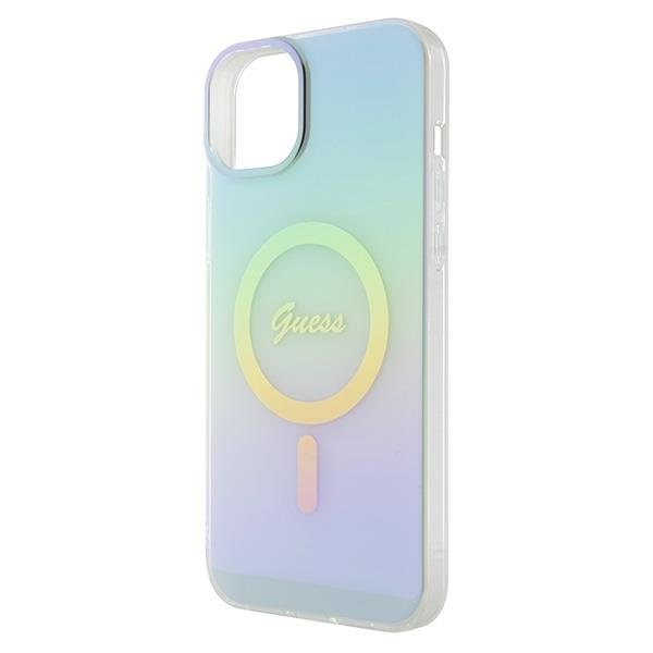 Кейс Guess GUHMP15MHITSQ за iPhone 15 Plus 6.7 тюркоазен /