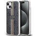 Кейс Guess IML 4G Gold Stripe за iPhone 15 Plus / 14 черен