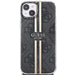 Кейс Guess IML 4G Gold Stripe за iPhone 15 Plus / 14 черен