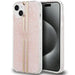 Кейс Guess IML 4G Gold Stripe за iPhone 15 Plus / 14 розов