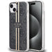 Кейс Guess IML 4G Gold Stripe за iPhone 15/14/13 черен
