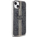 Кейс Guess IML 4G Gold Stripe за iPhone 15/14/13 черен