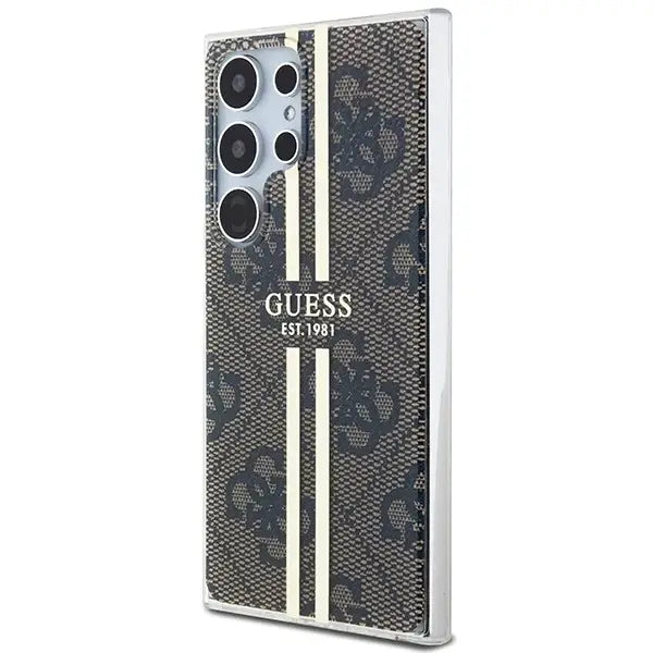 Кейс Guess IML 4G Gold Stripe за Samsung Galaxy S24