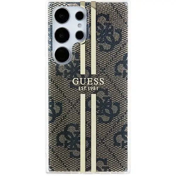 Кейс Guess IML 4G Gold Stripe за Samsung Galaxy S24