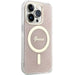 Кейс Guess IML 4G MagSafe за iPhone 15 Pro розов