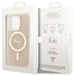 Кейс Guess IML 4G MagSafe за iPhone 15 Pro розов