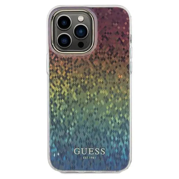 Кейс Guess IML Faceted Mirror Disco Iridescent за