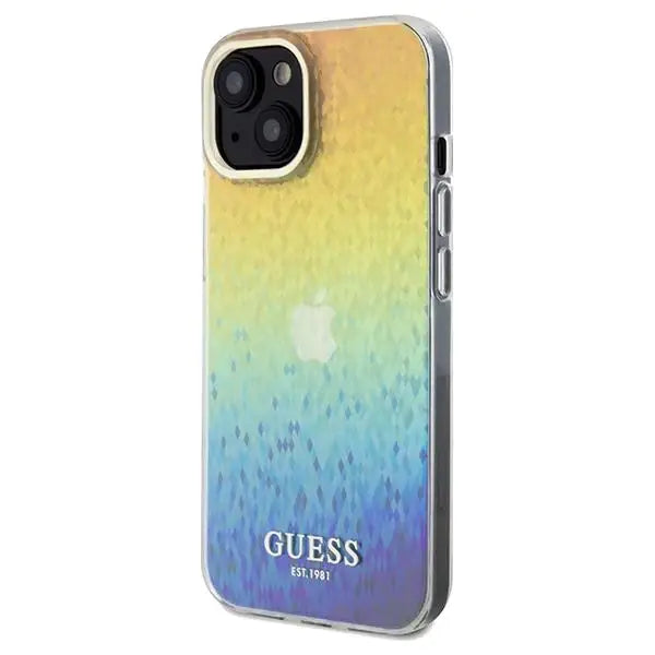 Кейс Guess IML Faceted Mirror Disco Iridescent за