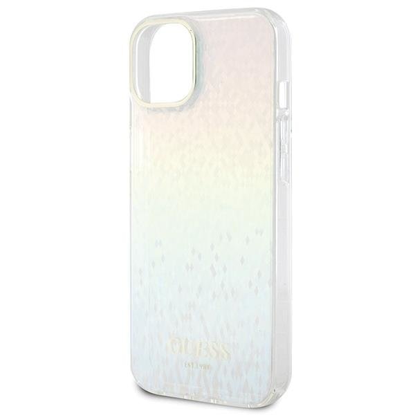 Кейс Guess IML Faceted Mirror Disco Iridescent за iPhone 15