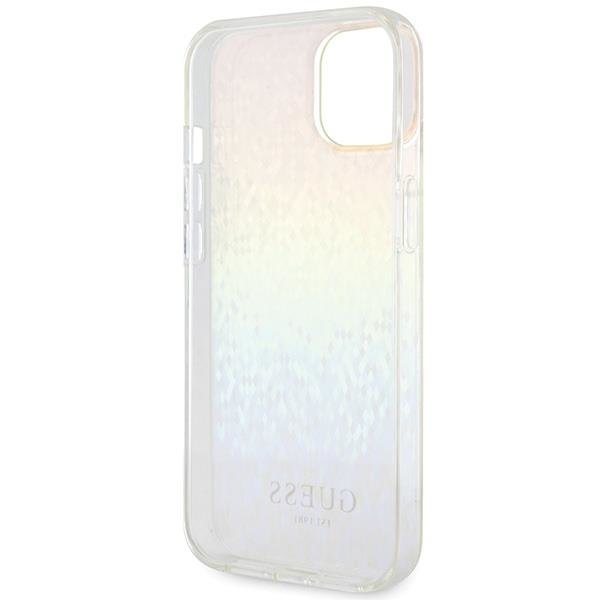 Кейс Guess IML Faceted Mirror Disco Iridescent за iPhone 15