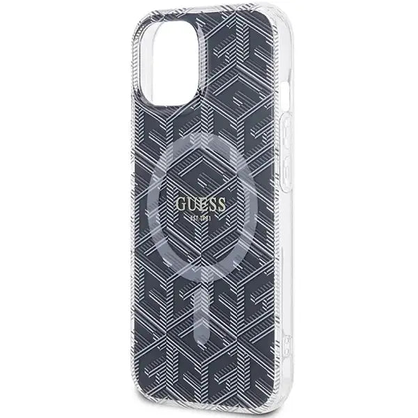 Кейс Guess IML GCube MagSafe за iPhone 15 / 14 13 черен