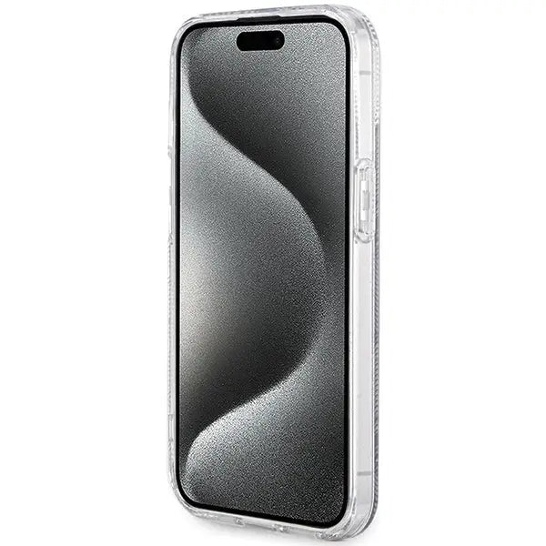 Кейс Guess IML GCube MagSafe за iPhone 15 Plus / 14 черен