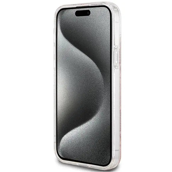 Кейс Guess IML GCube MagSafe за iPhone 15 Plus / 14 кафяв