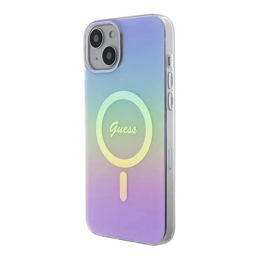 Кейс Guess IML Iridescent MagSafe за iPhone 15 Plus