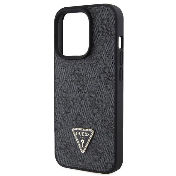 Кейс Guess Leather 4G Diamond Triangle за iPhone 15 Pro Max