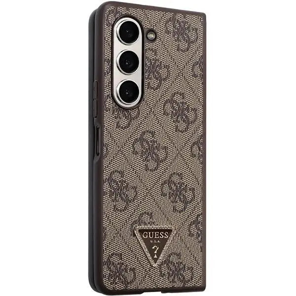 Кейс Guess Leather 4G Triangle Strass за Samsung Galaxy Z