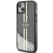 Кейс Guess Liquid Glitter Gold Stripes за iPhone 15