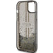 Кейс Guess Liquid Glitter Gold Stripes за iPhone 15