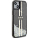 Кейс Guess Liquid Glitter Gold Stripes за iPhone 15