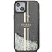 Кейс Guess Liquid Glitter Gold Stripes за iPhone 15