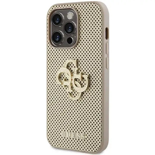 Кейс Guess Perforated 4G Glitter за iPhone 15 Pro Max