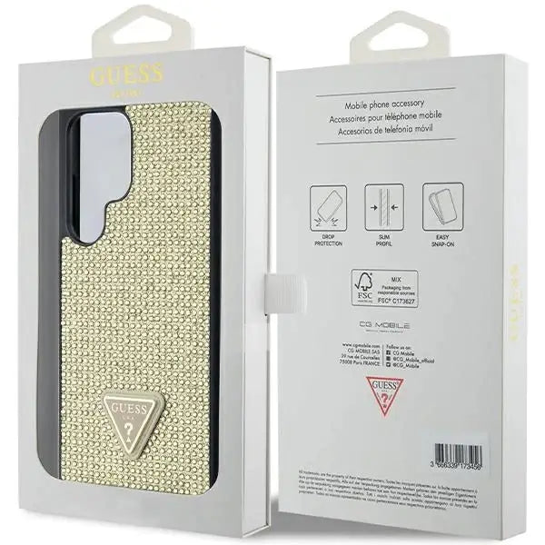 Кейс Guess Rhinestone Triangle за Samsung Galaxy S24