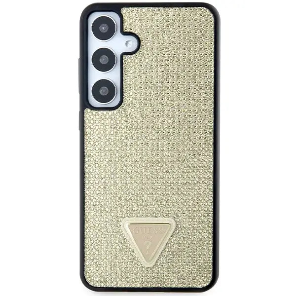 Кейс Guess Rhinestone Triangle за Samsung Galaxy S24 златист