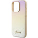 Кейс Guess Saffiano Iridescent Script за iPhone 15