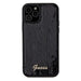 Кейс Guess Sequin Script Metal за iPhone 12/12 Pro черен