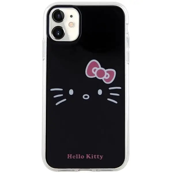 Кейс Hello Kitty IML Face за iPhone 11 / Xr черен