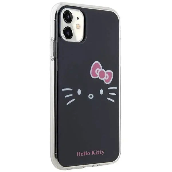 Кейс Hello Kitty IML Face за iPhone 11 / Xr черен