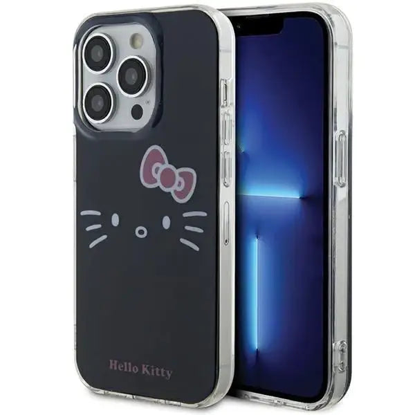 Кейс Hello Kitty IML Face за iPhone 13 Pro / черен