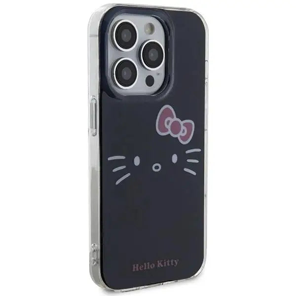 Кейс Hello Kitty IML Face за iPhone 13 Pro / черен