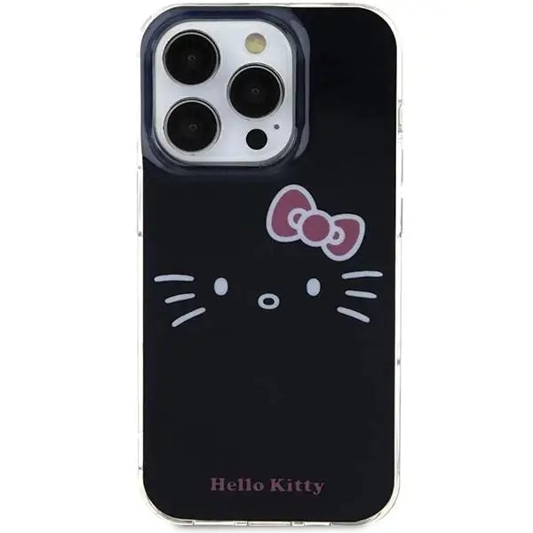 Кейс Hello Kitty IML Face за iPhone 13 Pro / черен