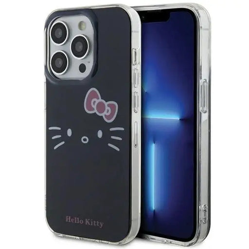 Кейс Hello Kitty IML Face за iPhone 14 Pro черен
