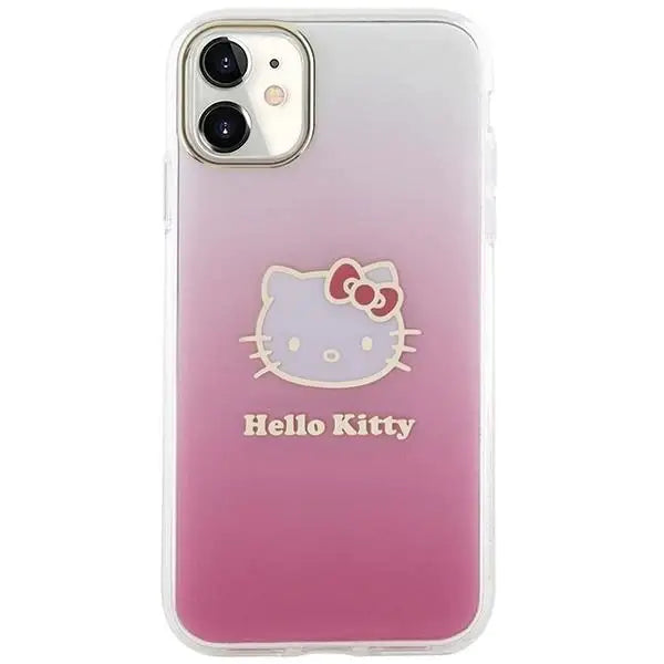 Кейс Hello Kitty IML Gradient Electrop Head за iPhone