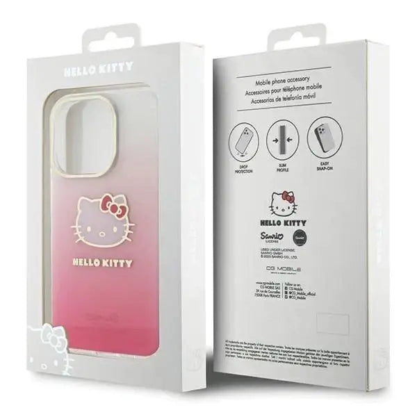 Кейс Hello Kitty IML Gradient Electrop Head за iPhone