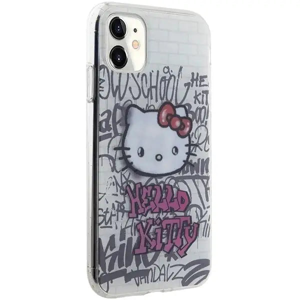 Кейс Hello Kitty IML On Bricks Graffiti за iPhone 11