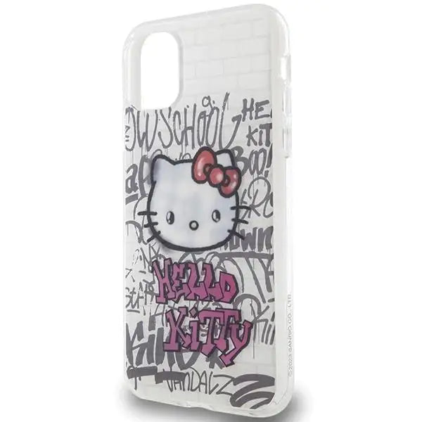 Кейс Hello Kitty IML On Bricks Graffiti за iPhone 11