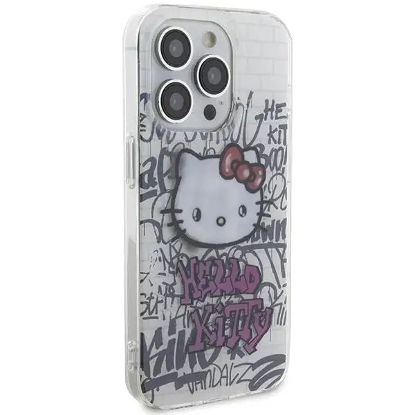 Кейс Hello Kitty IML On Bricks Graffiti за iPhone 13