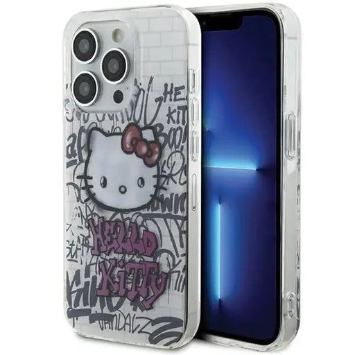 Кейс Hello Kitty IML On Bricks Graffiti за iPhone 13