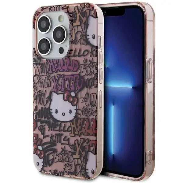 Кейс Hello Kitty IML Tags Graffiti за iPhone 14 Pro