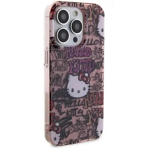 Кейс Hello Kitty IML Tags Graffiti за iPhone 15 Pro